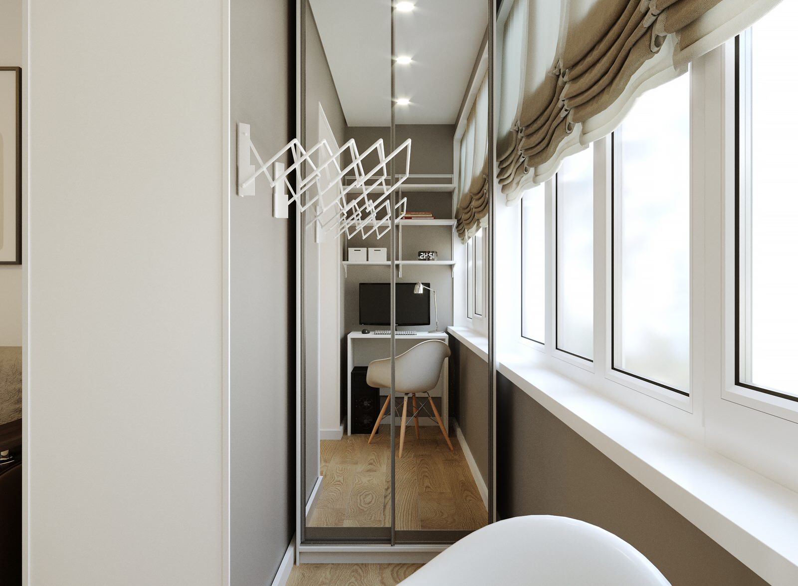 визуализация жилой комнаты