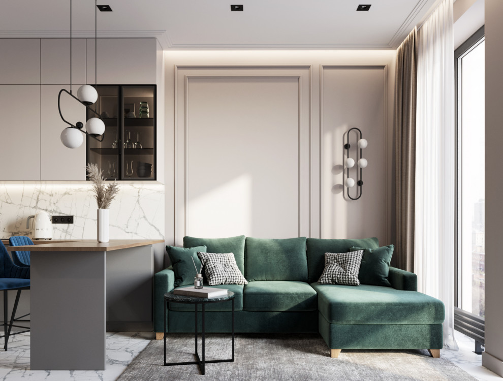 Москва, ЖК "PLAY". Евродвушка 46 кв.м.