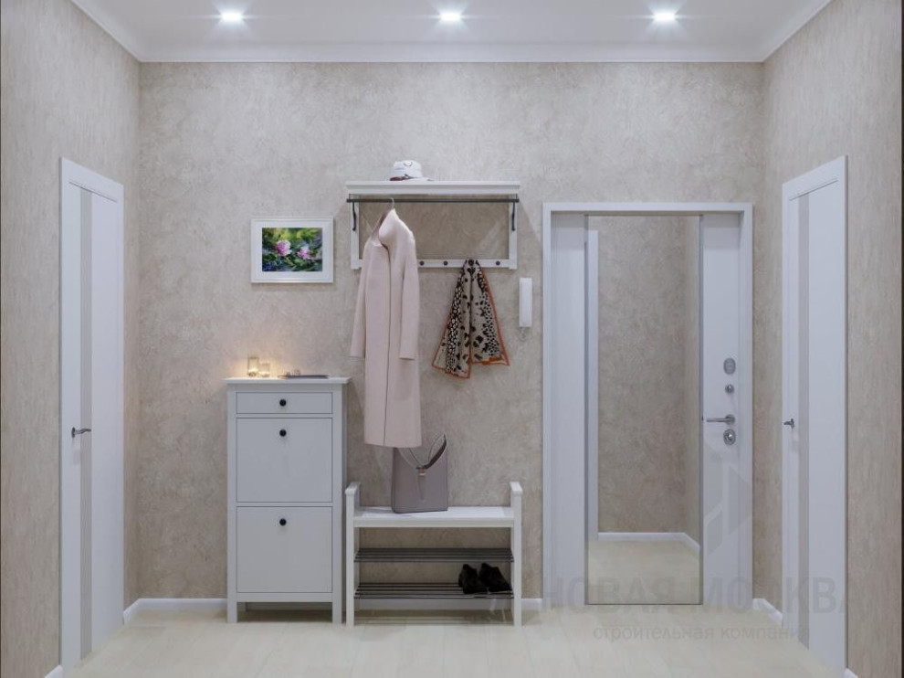 Дизайн-проект двухкомнатной квартиры 55 кв.м в ЖК «Москва А101»