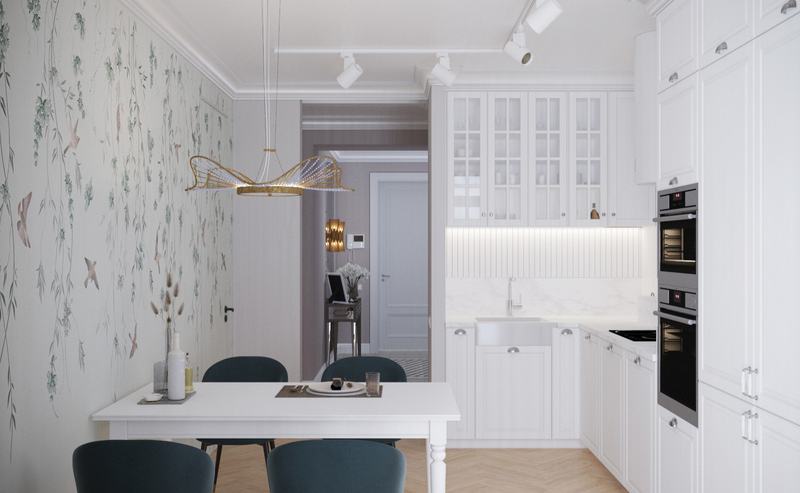 ЖК SCANDIS квартира с элементами неоклассики