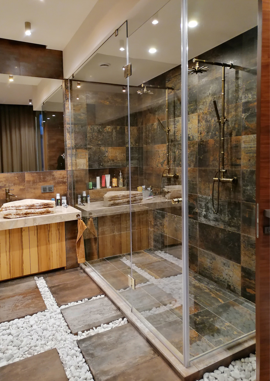 Ванная в стиле экодизайн