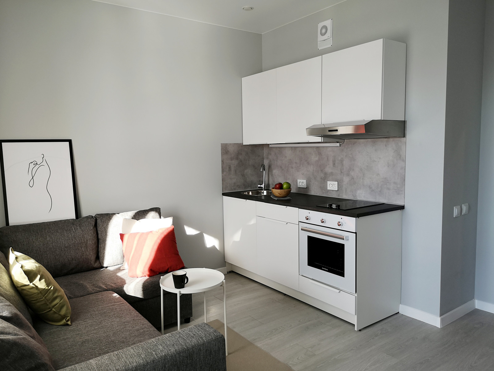 Подготовка к продаже студии с видом на Неву