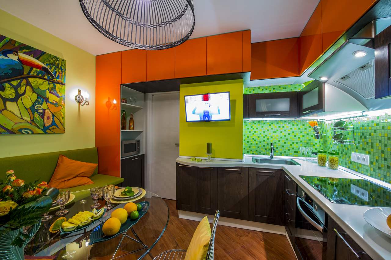 Обложка проекта: кухня в стиле Рио для телепроекта  "Сделано со вкусом" на ТНТ