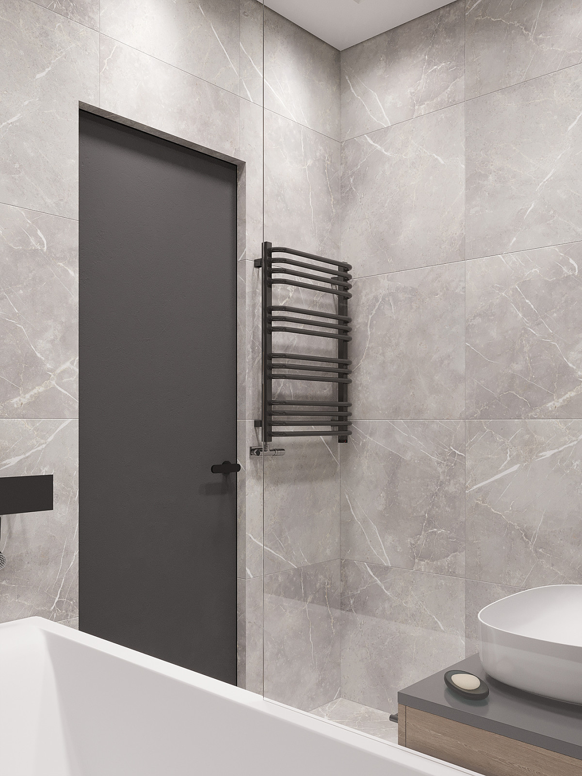 Современный интерьер в ЖК «Znak», Ижевск, 73 кв. м2