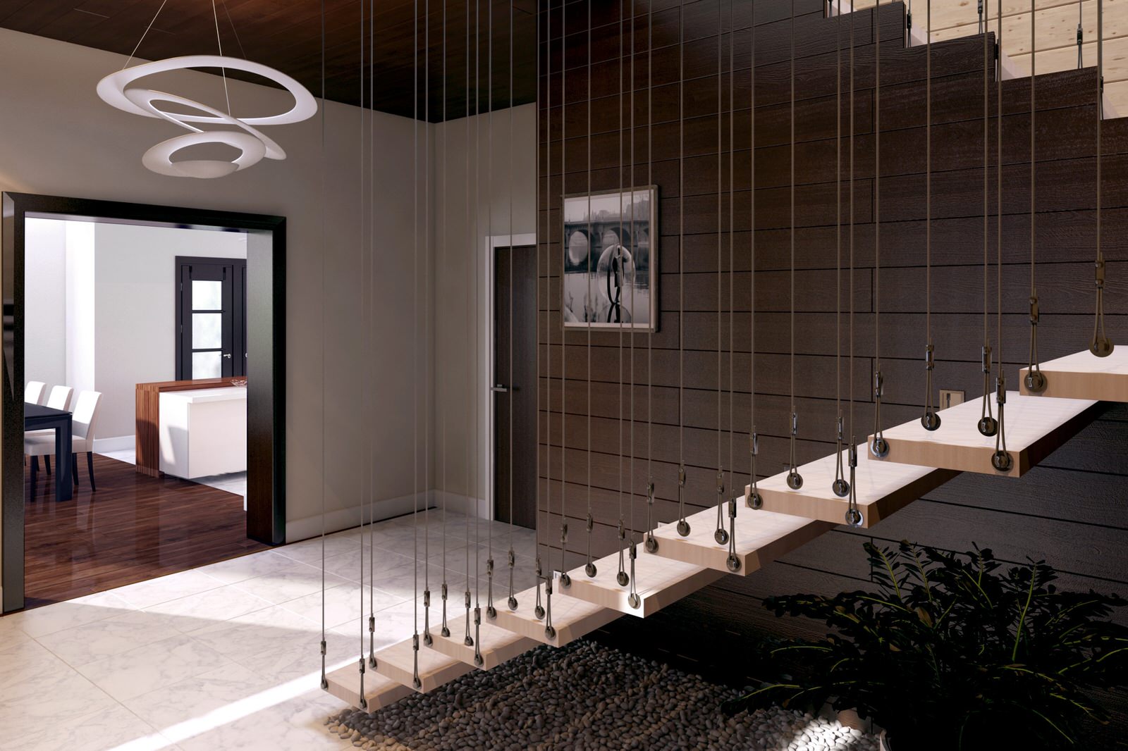 Интерьер загородного дома на Ярославском шоссе