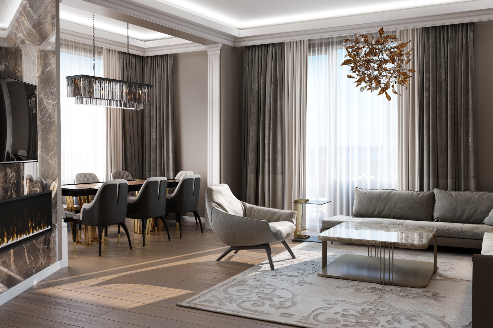 ЖК ВТБ Арена Парк  Москва квартира 100 кв.м.