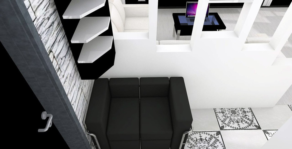 Дизайн-проект квартиры 40кв.м., перепланировка.