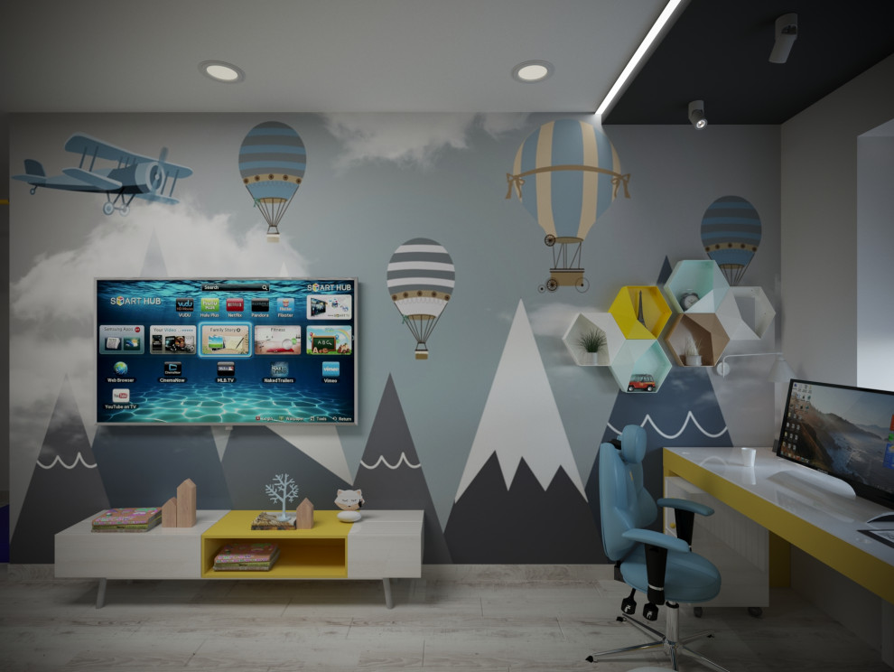 Современный проект квартиры для молодой семьи!