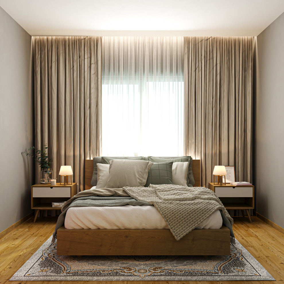 Обложка проекта: Дизайн спальни в скандинавском стиле