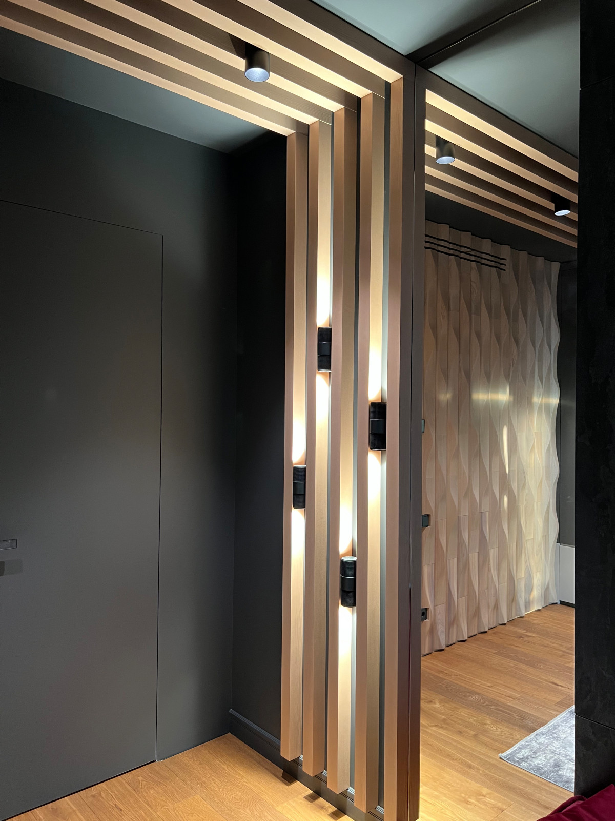 Обложка проекта: 3D панели из массива термоясеня