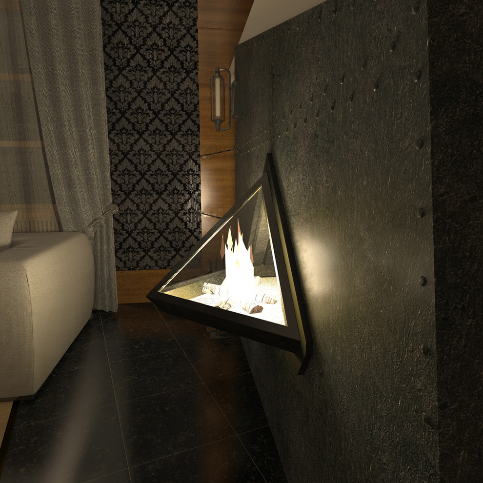 Мягкий "steam-punk" в небольшом загородном доме Подмосковья.