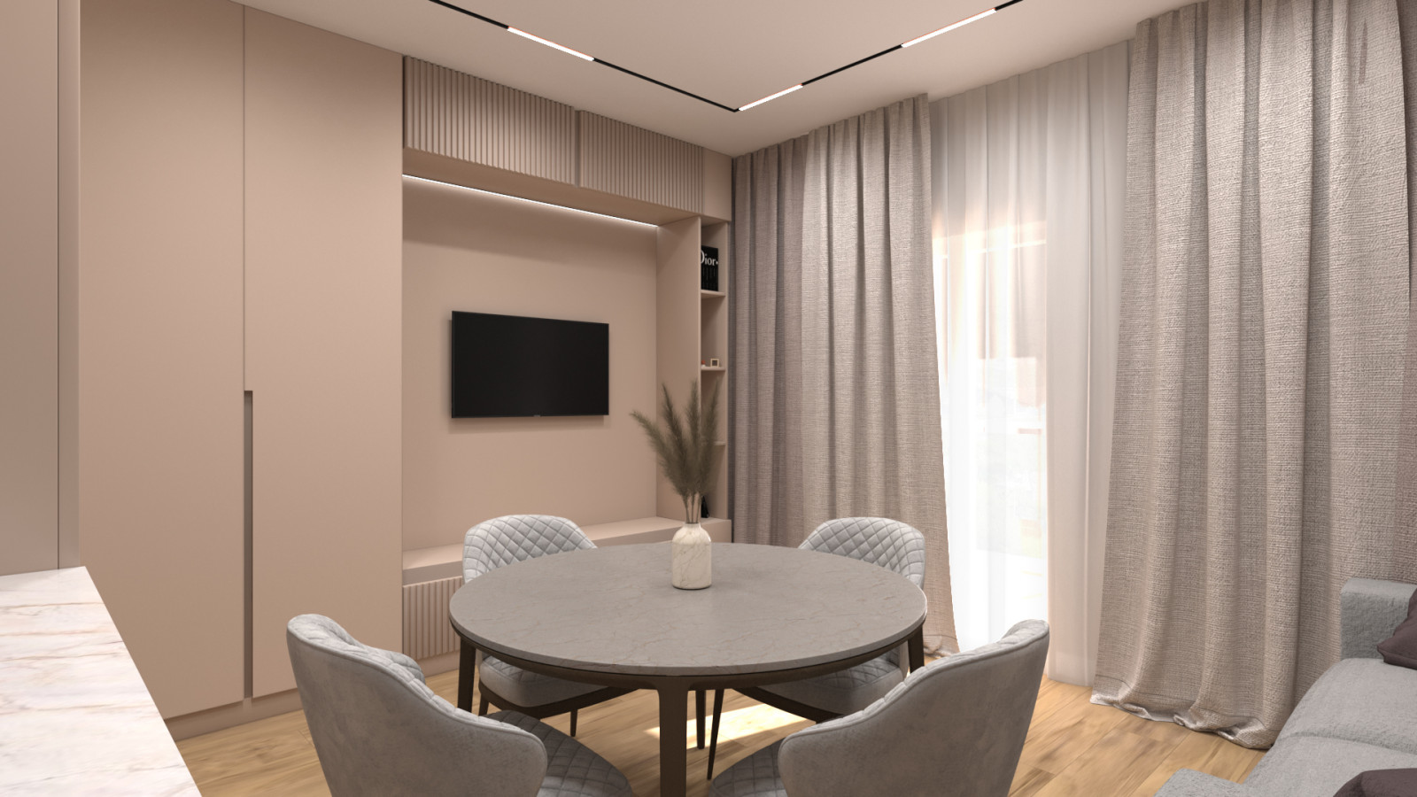 Эргономичная квартира-студия 32 кв.м.