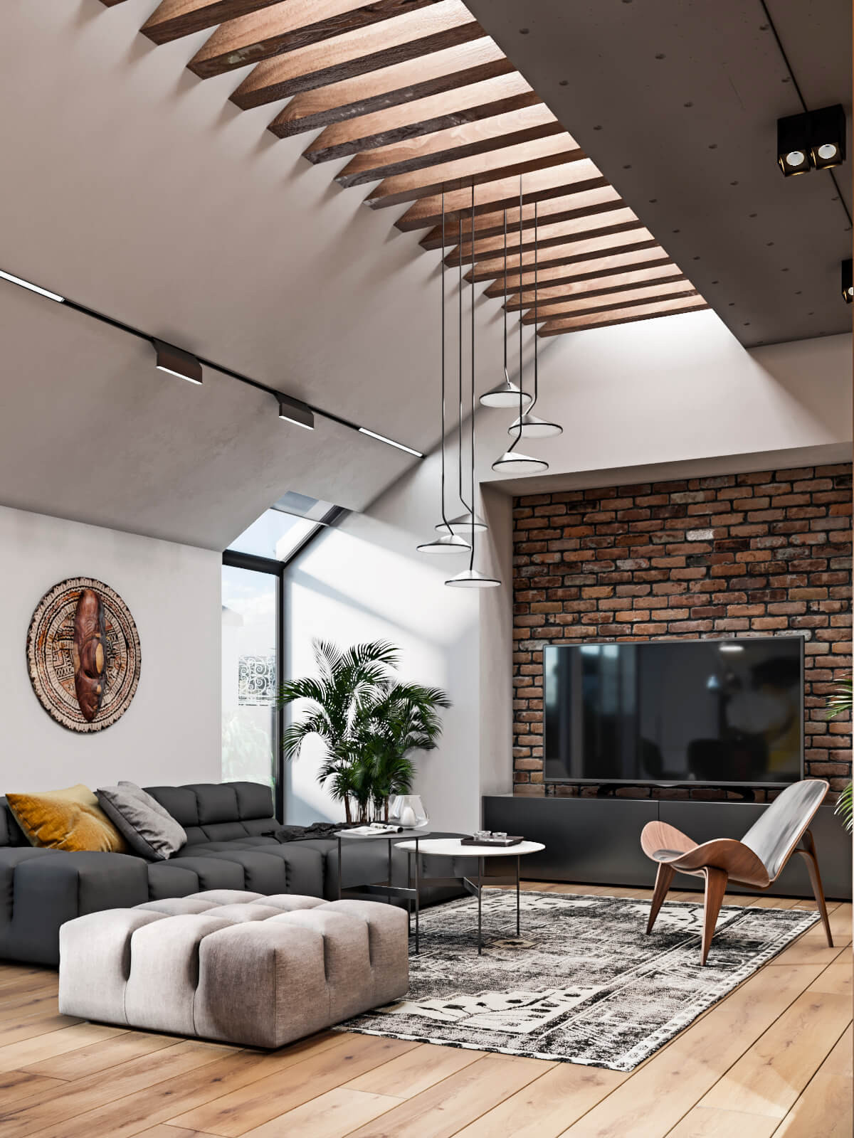 Лофт с этническим декором 360° VR