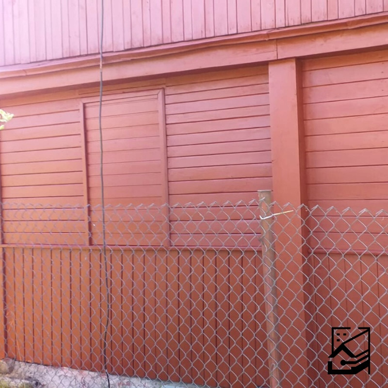 Покраска деревянного дома №8