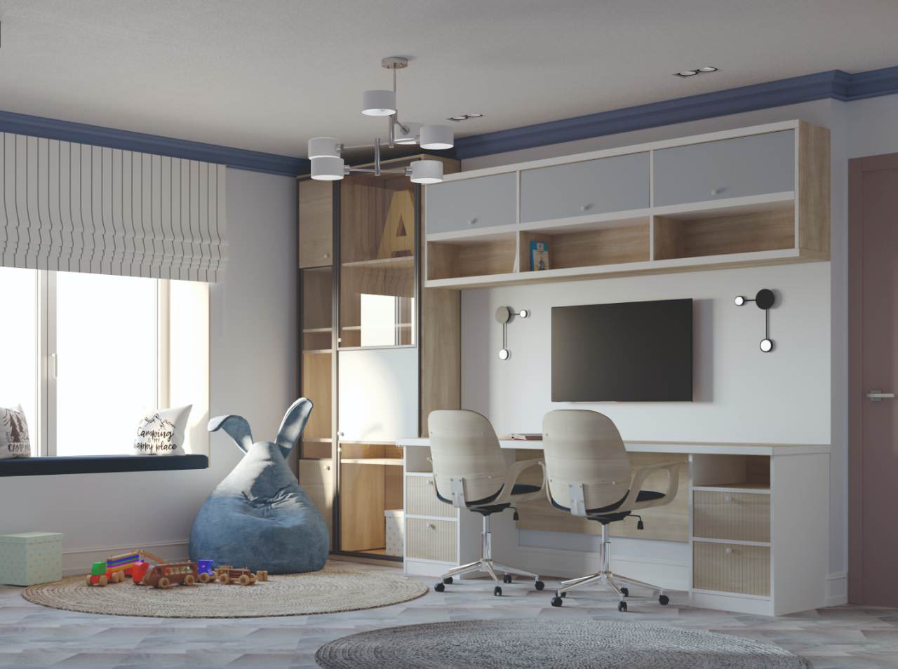 Двухуровневая квартира "Золотые блики" г.Москва