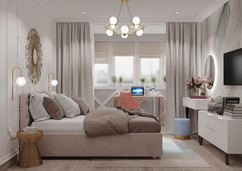 Обложка проекта: Спальня для девочки по ул.Никулинская г.Москва