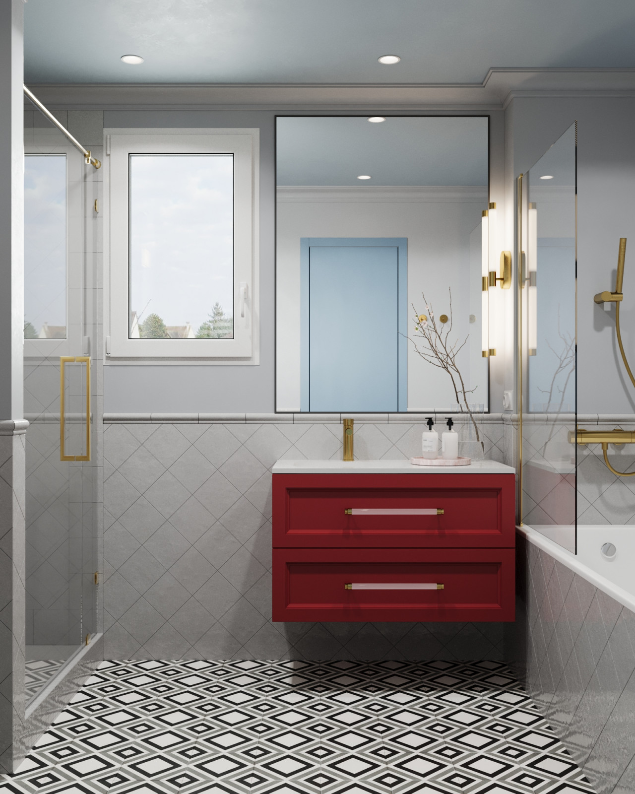 Обложка проекта: Salle de bains, Mennecy (Île-de-France)