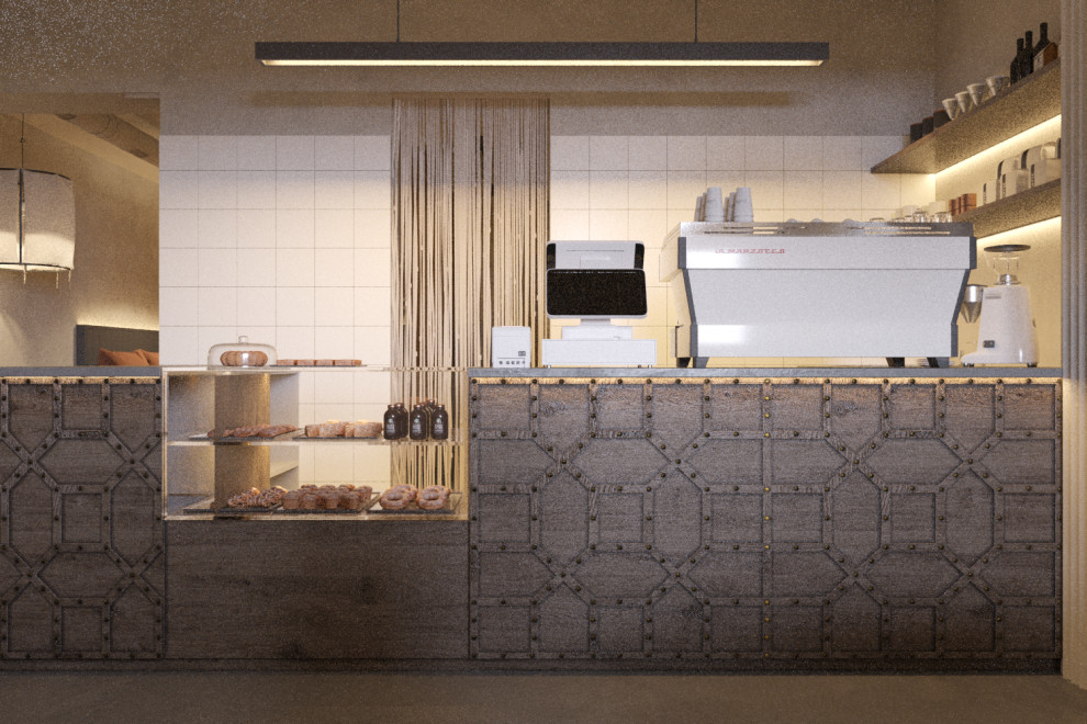 Кофейня Mrs.Smith / Визуализация