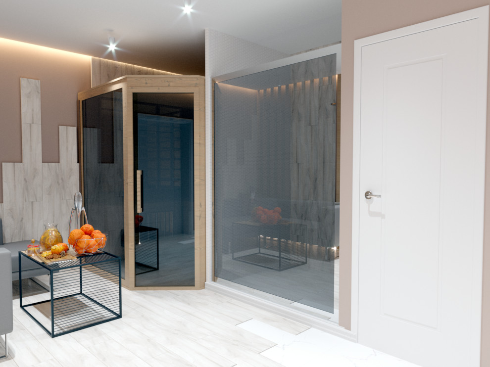 Сауна на цокольном этаже