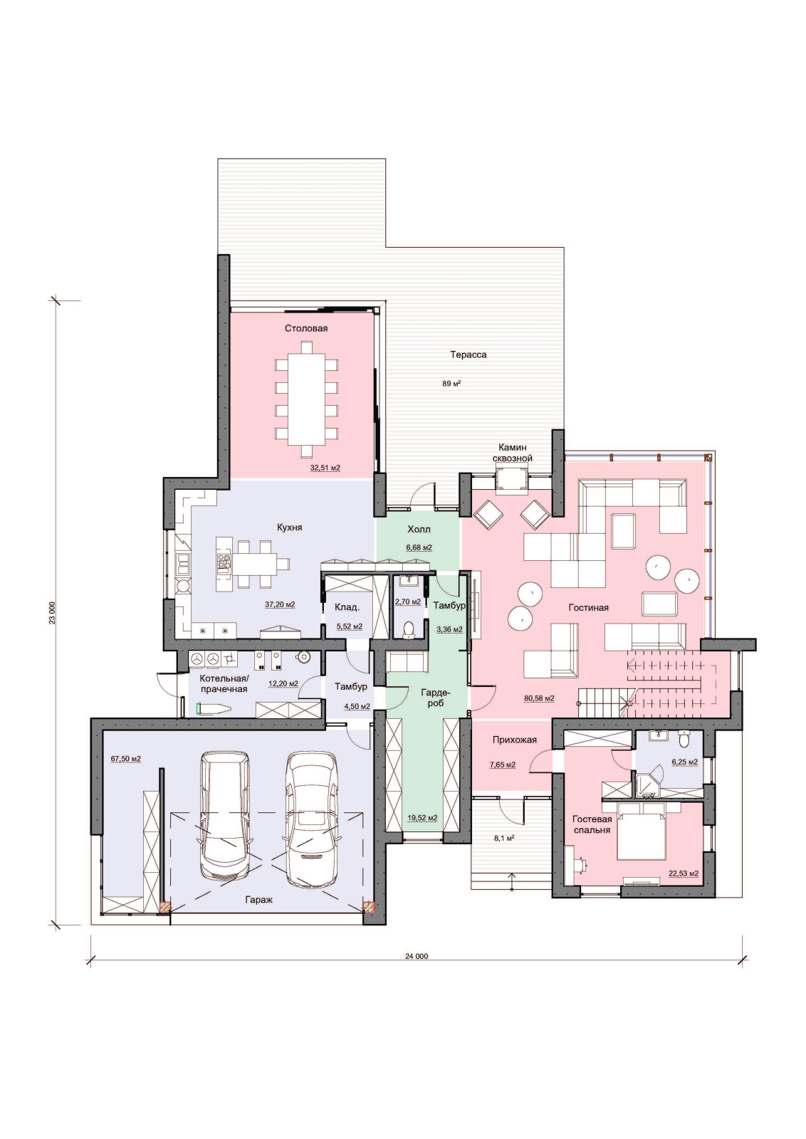 План 1 этажа