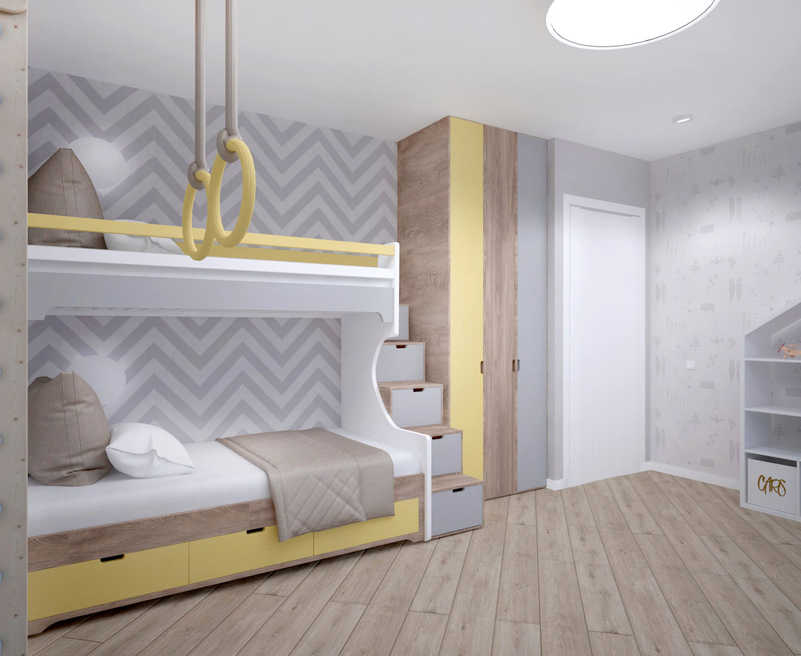 Солнечные гостиная и детская