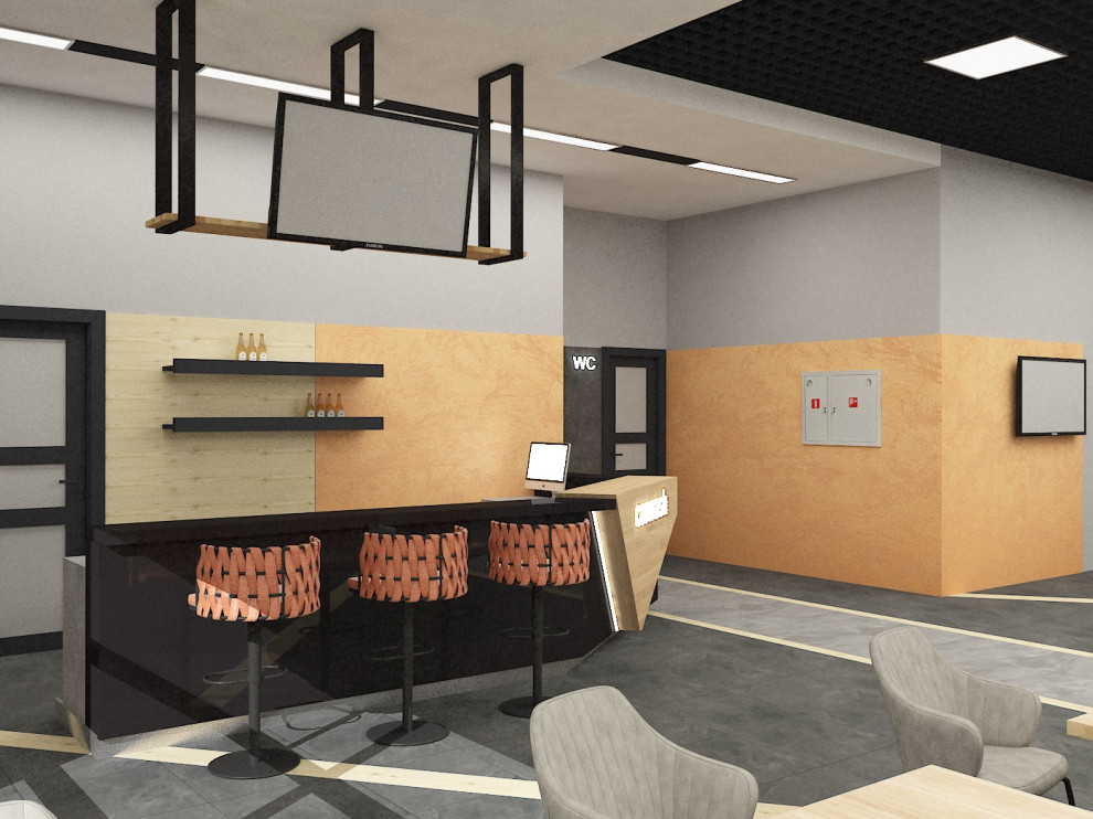 Проект кафе автомойки