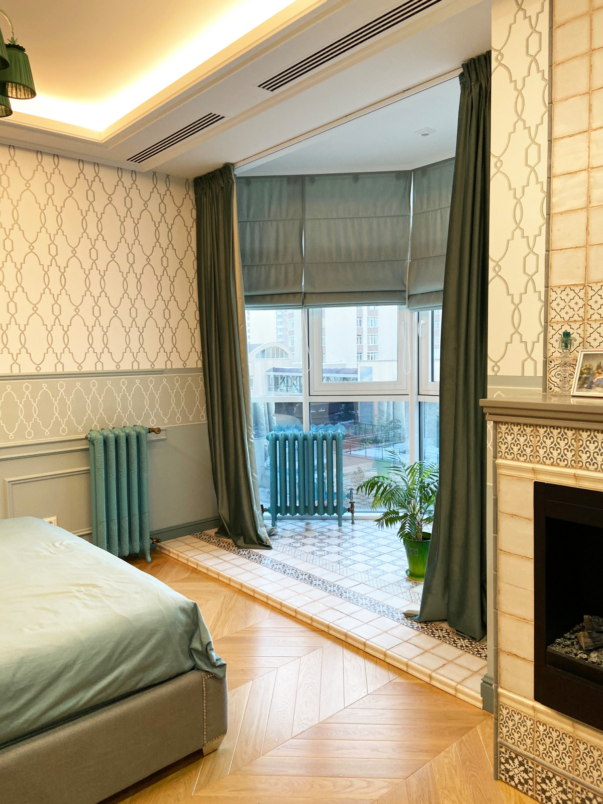 квартира в французском стиле в процессе декорирования