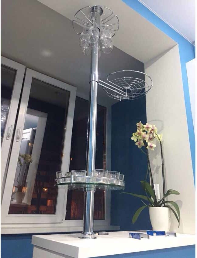 Кухни с окрашенными фасадами