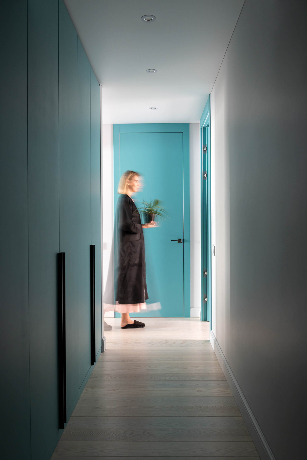 Квартира в синих тонах