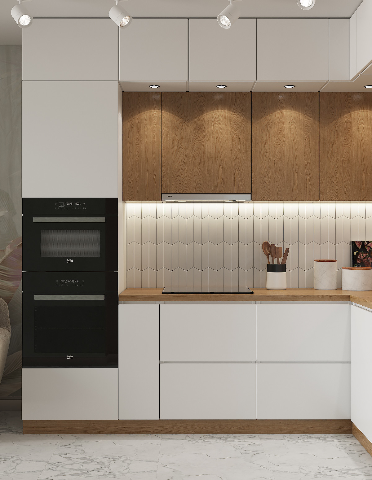 Двухкомнатная квартира с гостиной-холлом