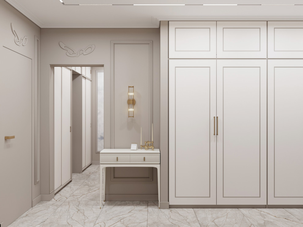 Коридор/холл в неоклассике по ул.Никулинская г.Москва