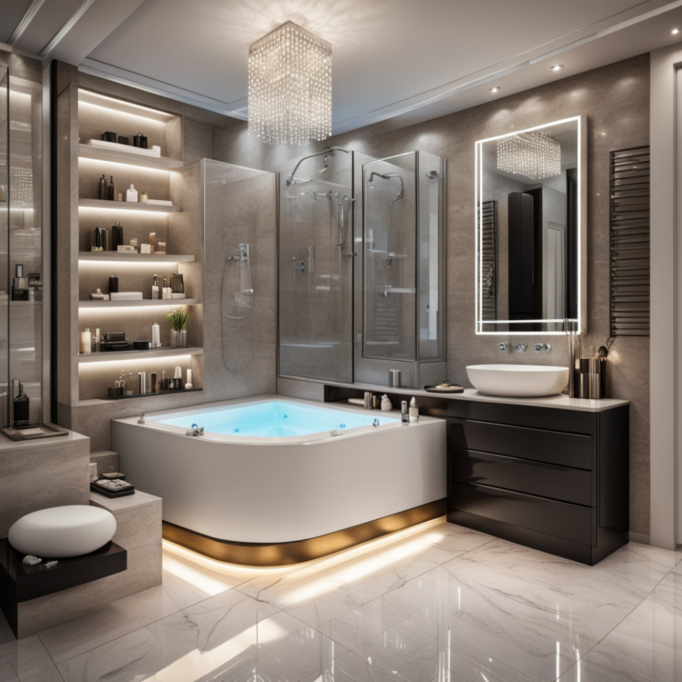 Ванная комната созданная ИИ