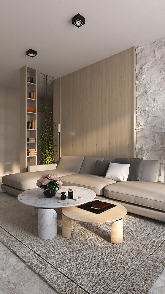 Обложка проекта: гостиная 26 кв.м