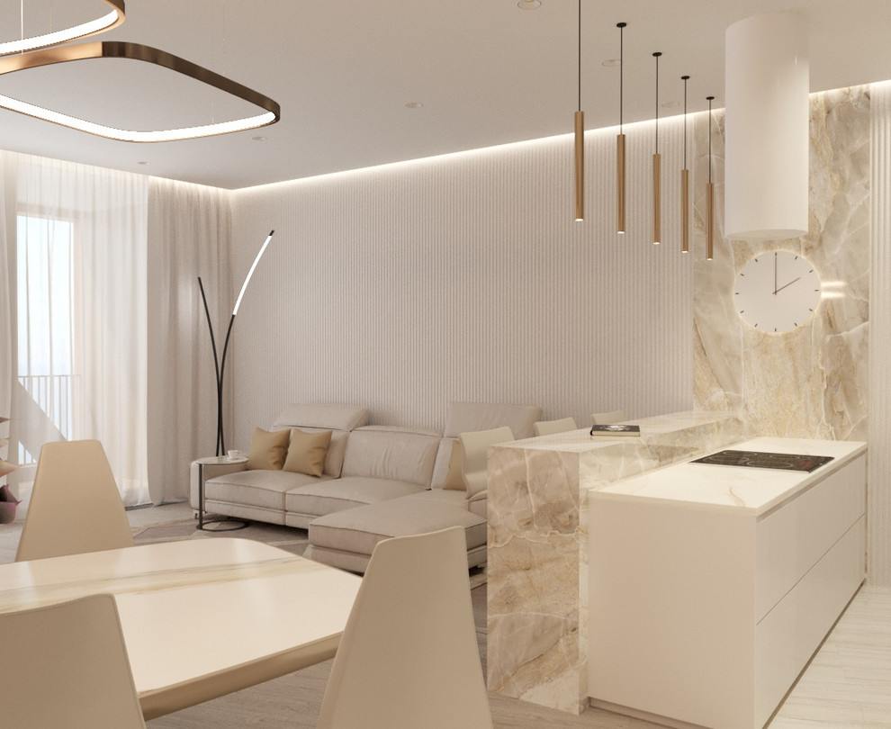 Лёгкий современный стиль в ЖК "Новая Александрия"