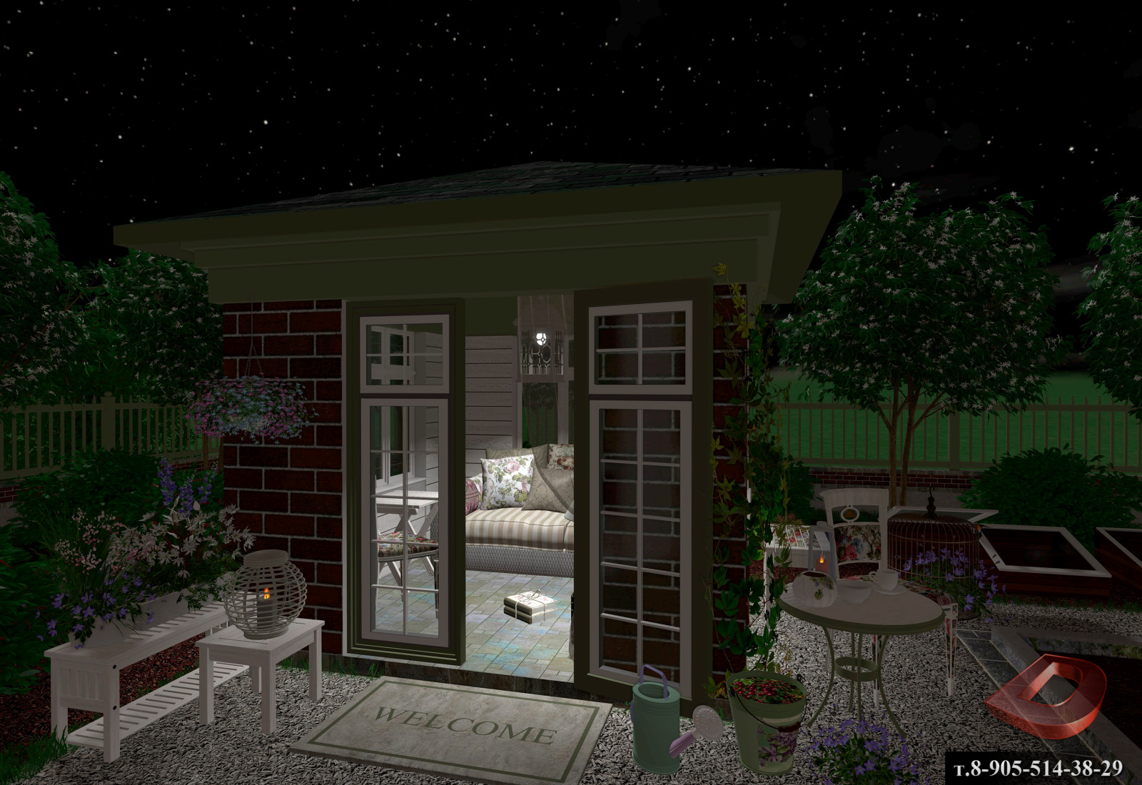 Проект ландшафтного дизайна участка 15,5 соток, Прибалтика , 2019г.