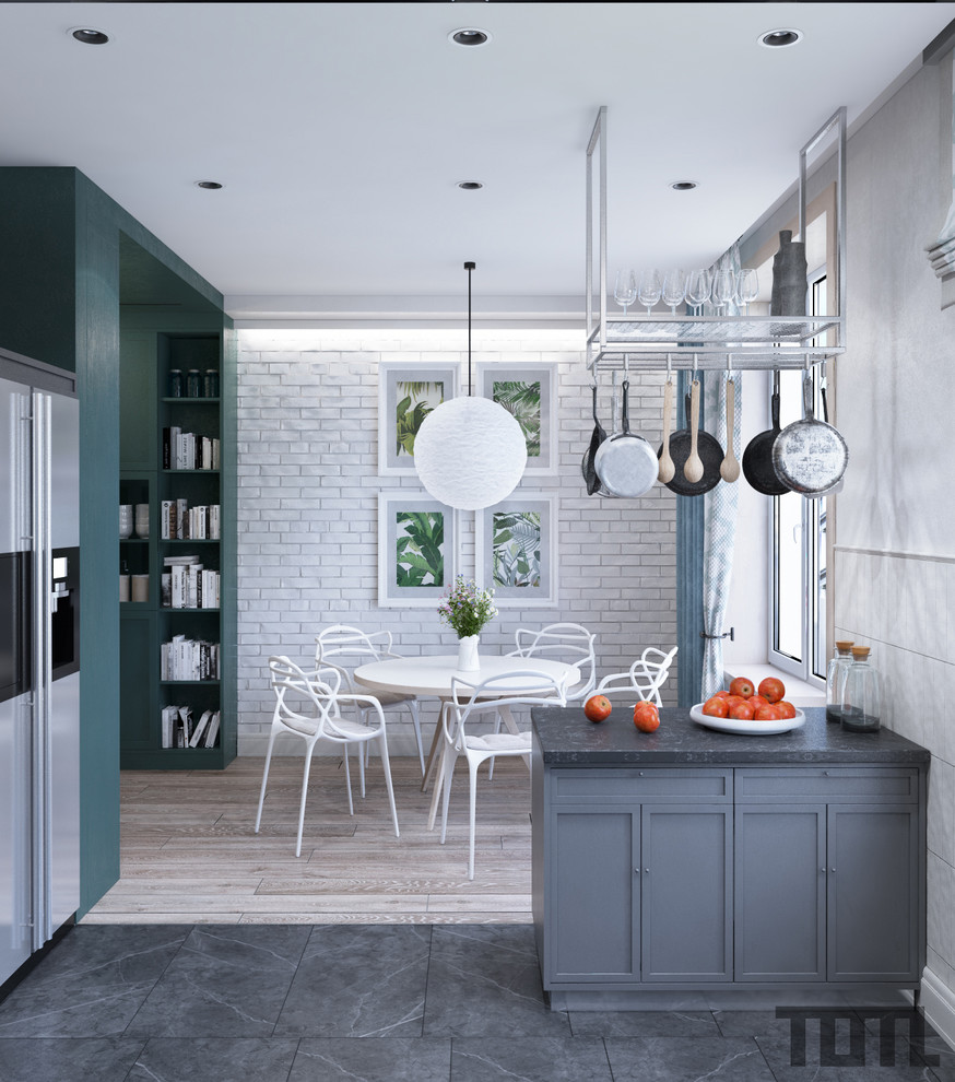 Просторный лофт для большой семьи