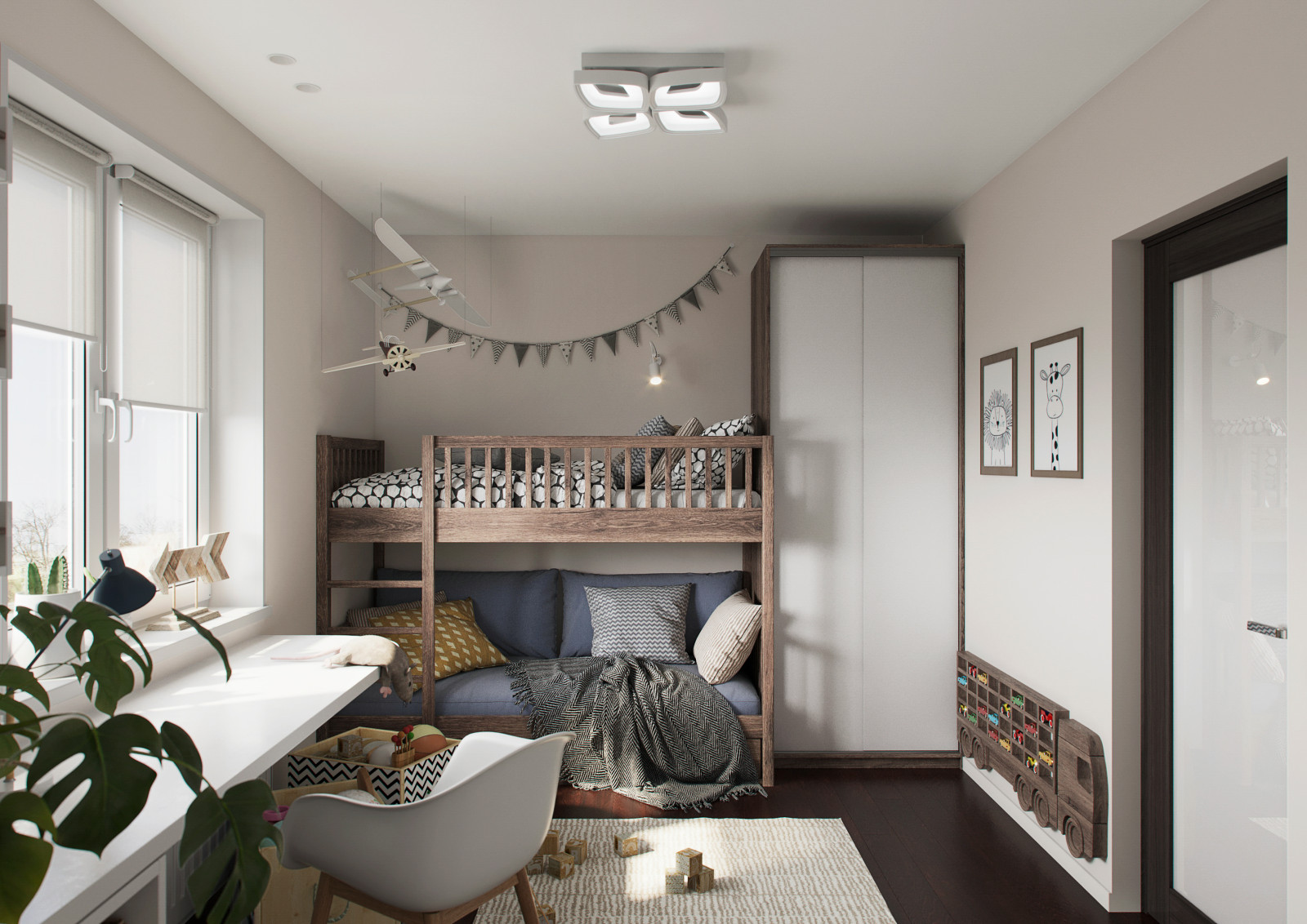 Детская комната для мальчика/Children bedroom