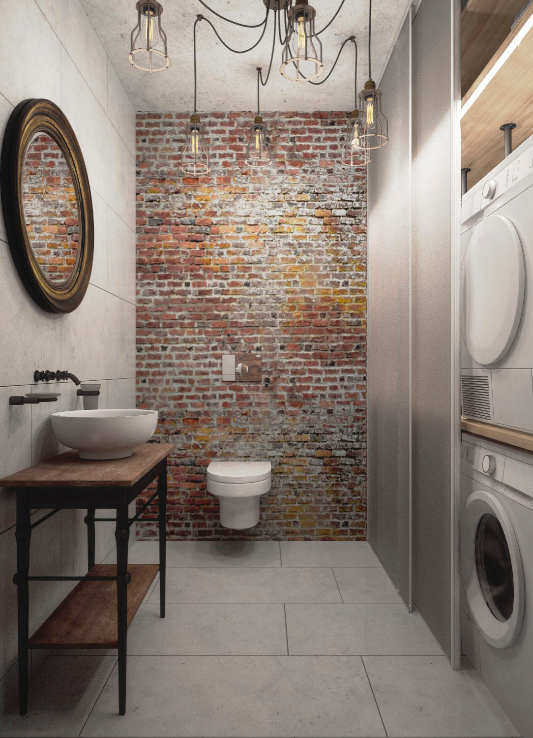 Двухъярусная квартира в стиле Лофт