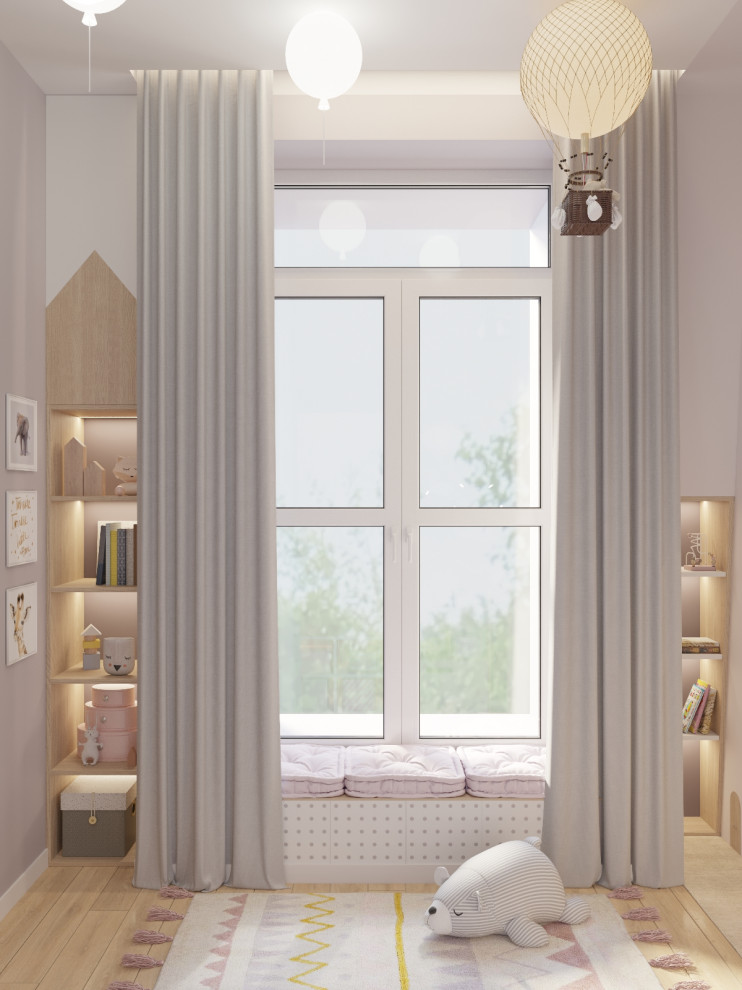 Интерьер квартиры для молодой семьи с тремя детьми