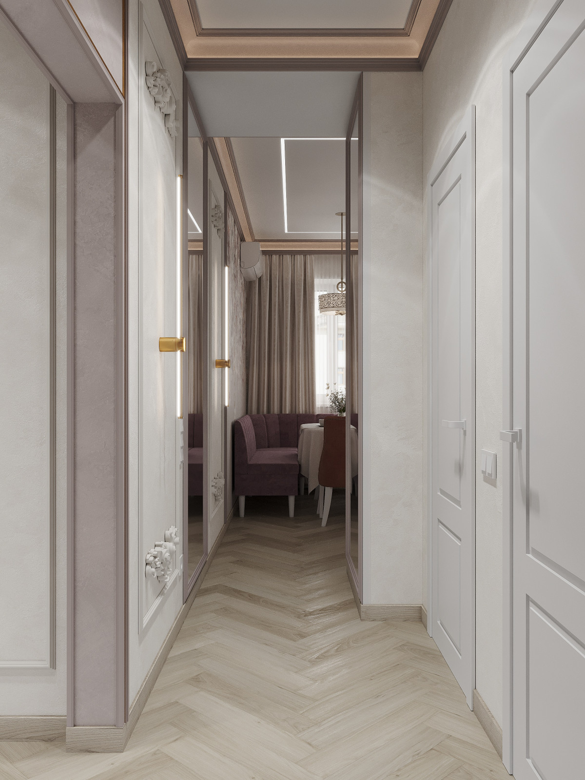 Дизайн двухкомнатной квартиры на Спортивной