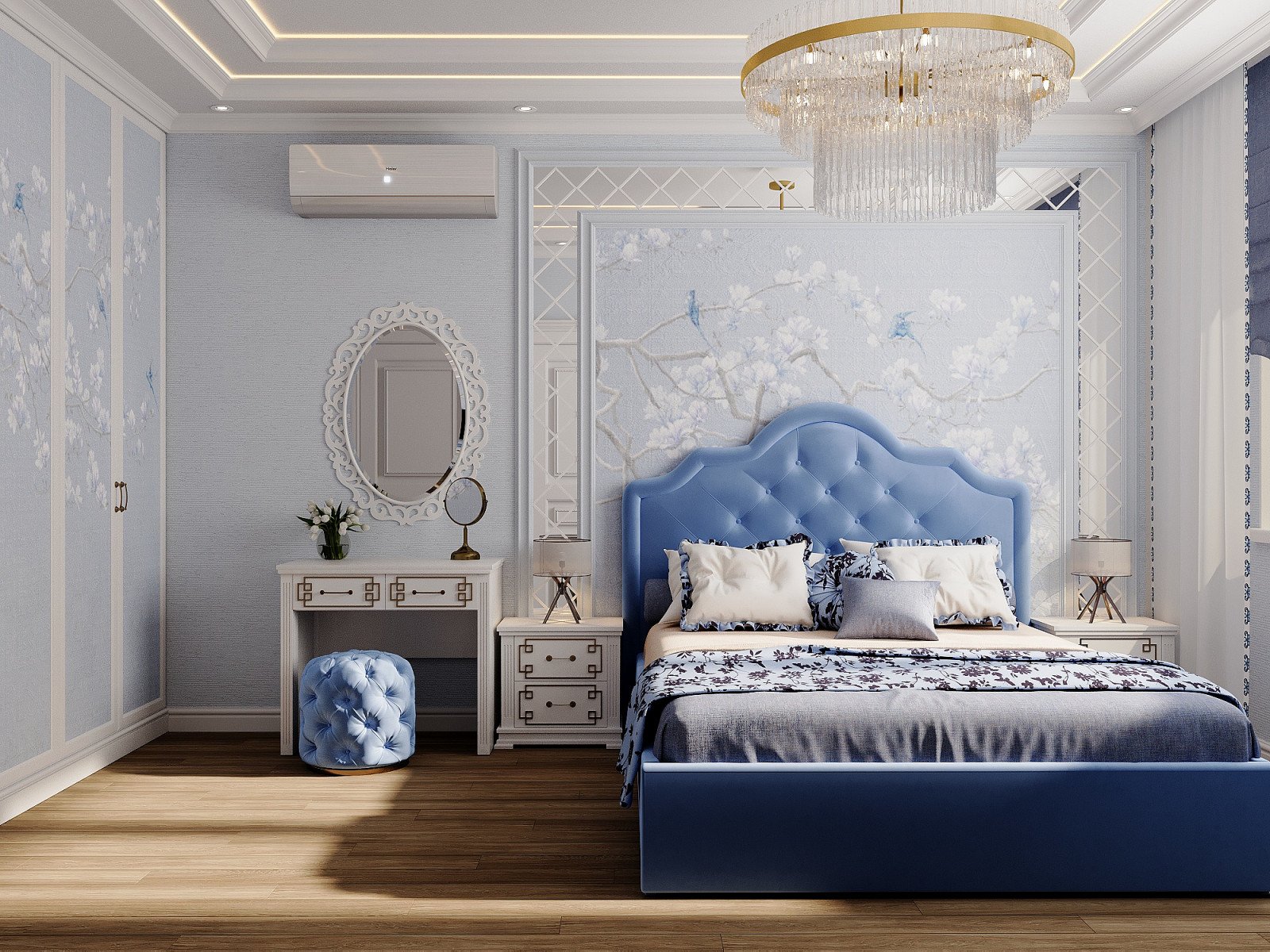 Дизайн-проект дома у моря в стиле нео-классика