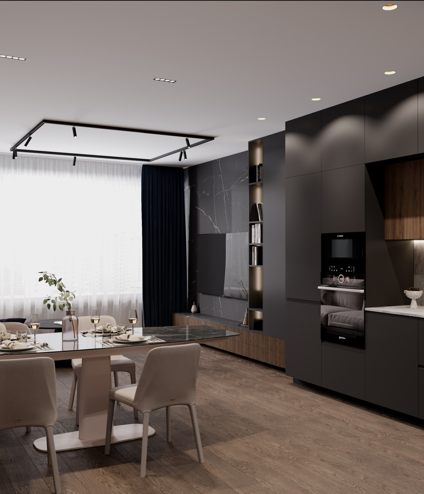 Квартира 150 кв.м. в ЖК PRIZMA