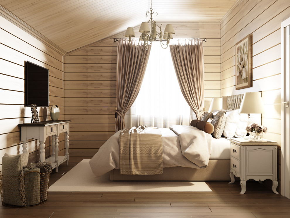 Дом в пудровых тонах