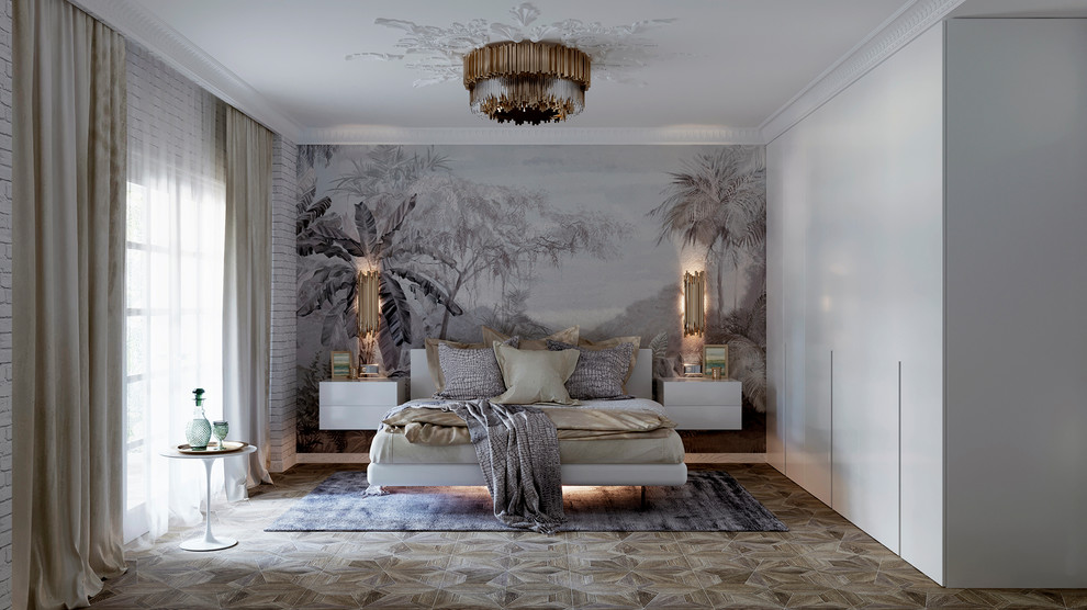 Обложка проекта: Романтическая спальня и маленькая детская