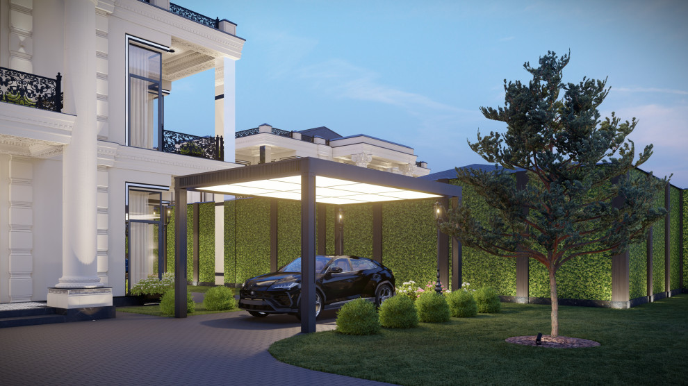 Разработка и оформление экстерьера и фасадов в проекте загородной резиденции