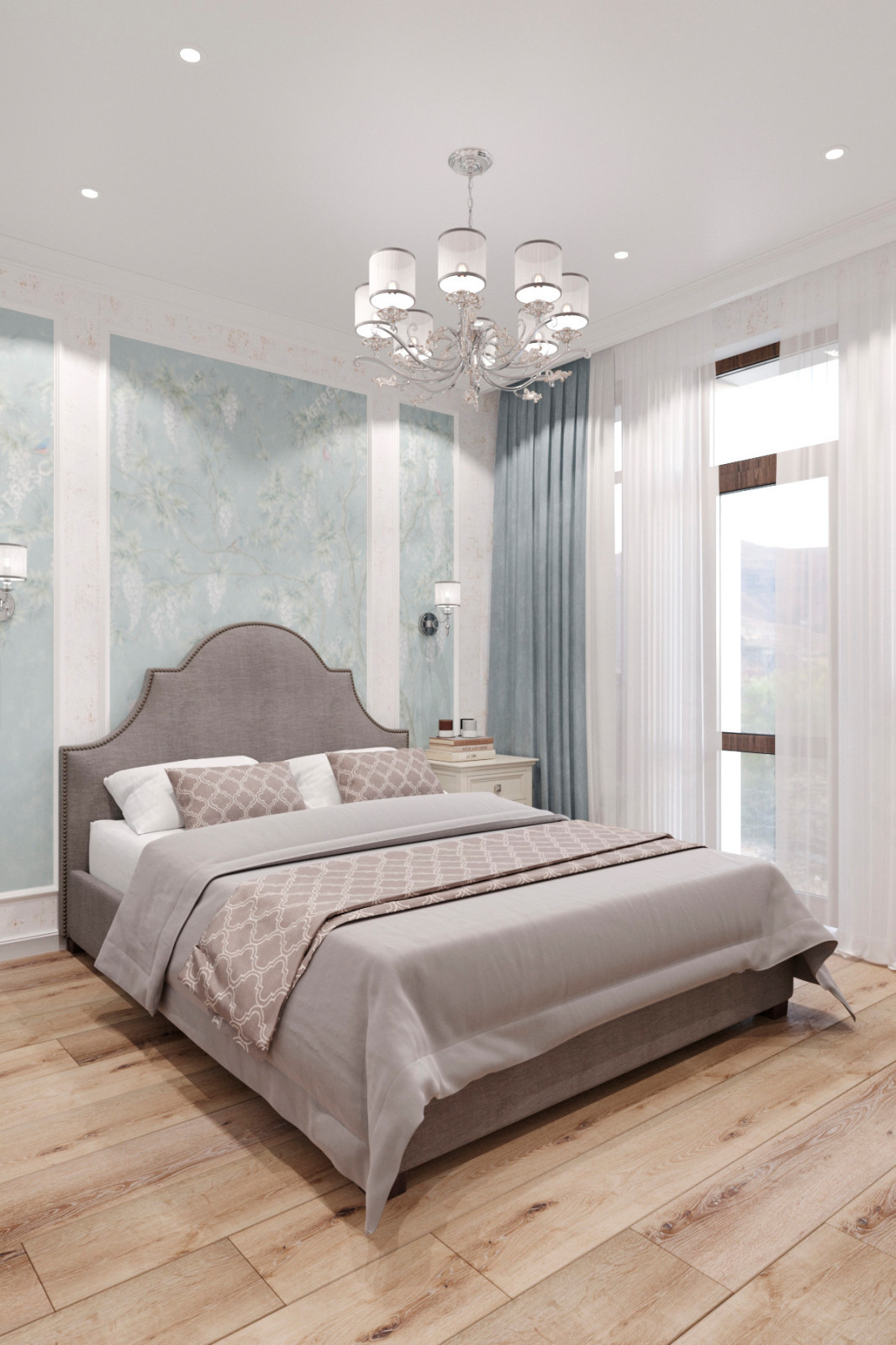 Неоклассика, дом для молодой семьи