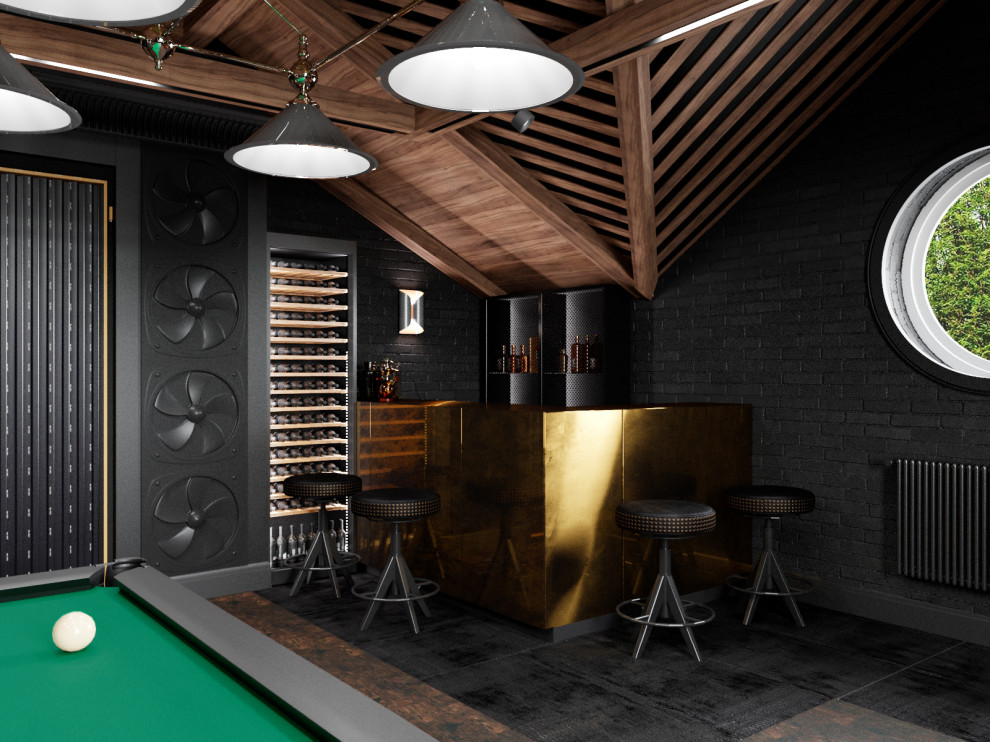 Бильярдная на чердаке