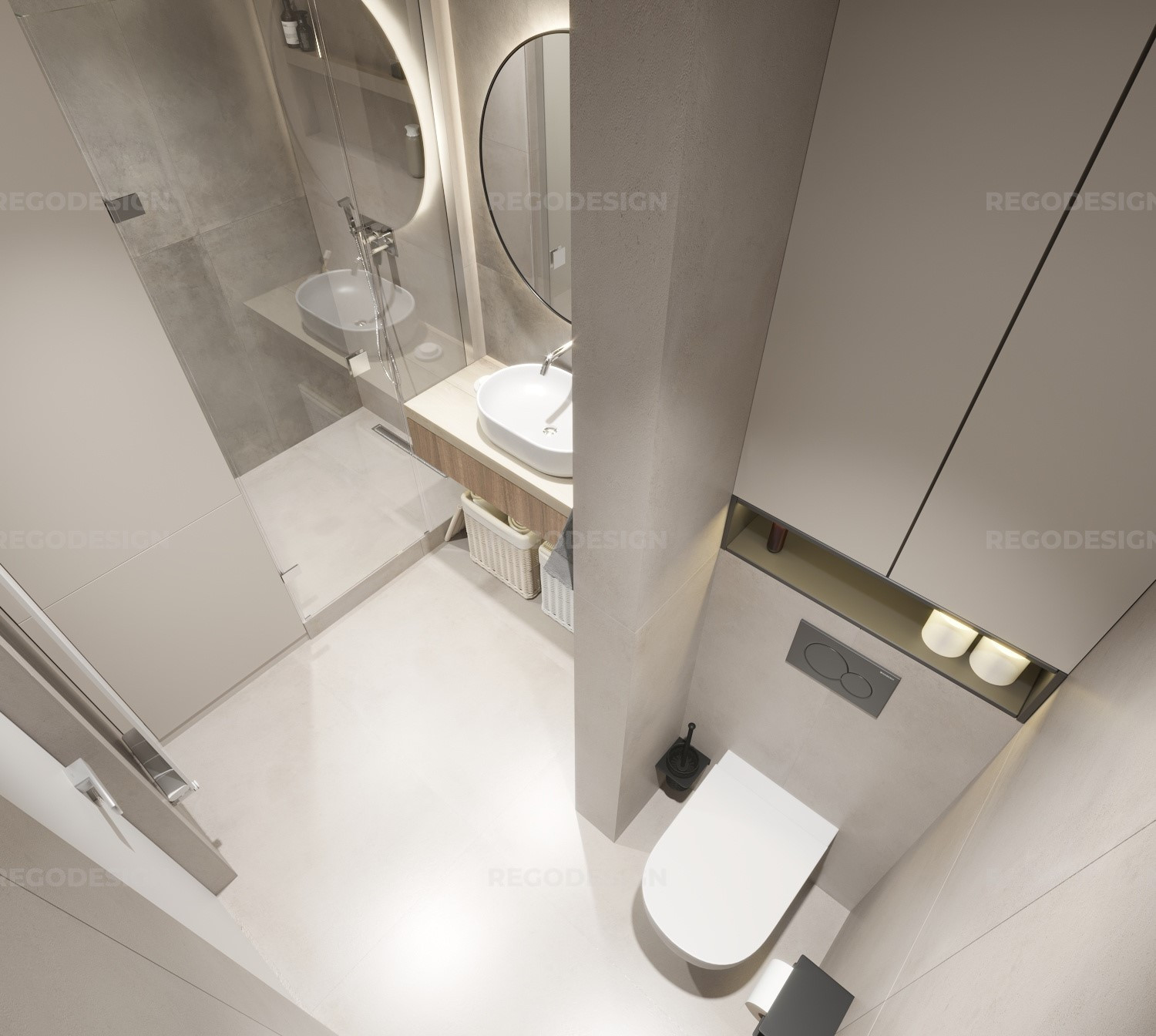 № 53 ДИЗАЙН КВАРТИРЫ 54 КВ.М. УЛ. СУХОПУТНАЯ