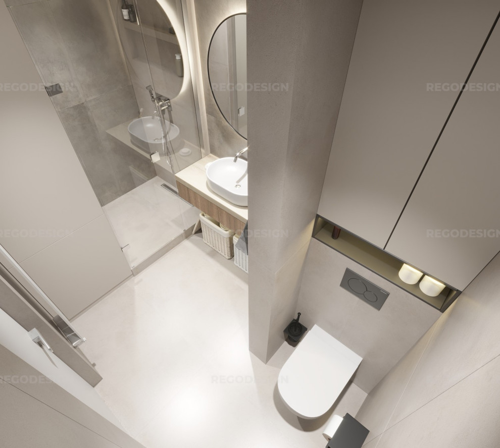 № 53 ДИЗАЙН КВАРТИРЫ 54 КВ.М. УЛ. СУХОПУТНАЯ