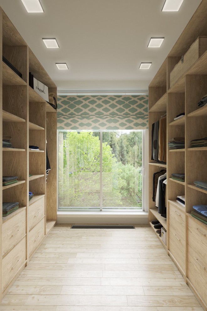 гардеробная в скандинавском стиле